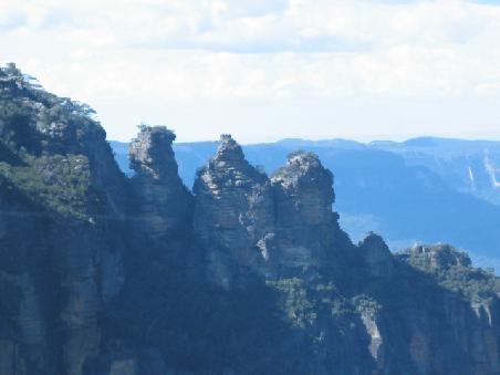 Und hier sind sie, die beruehmten "three sisters".