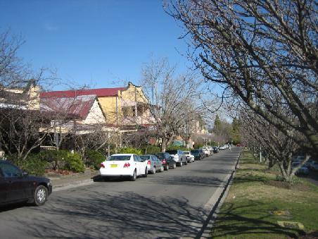 Leura, an den kahlen Baeumen kann man vielleicht erkennen das es Winter ist.