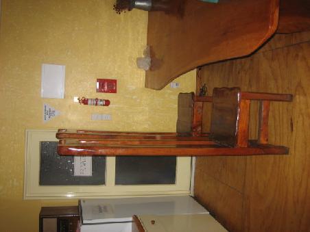 Diese Stuehle in der Kueche im Hostel "Paradiso" fand ich echt gut.