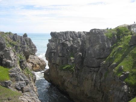 ...und noch ein Bild von den Pancake Rocks.
