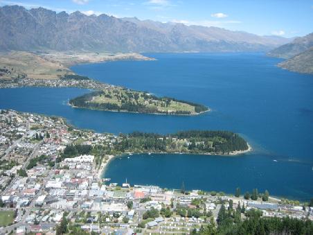 Queenstown und Queenstown Garden.