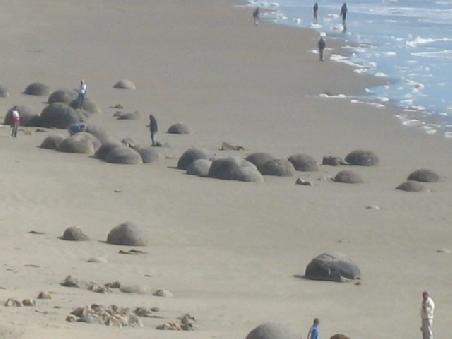 Nahaufnahme der Boulders.