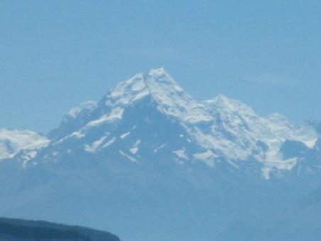 Hier nur der Mount Cook.