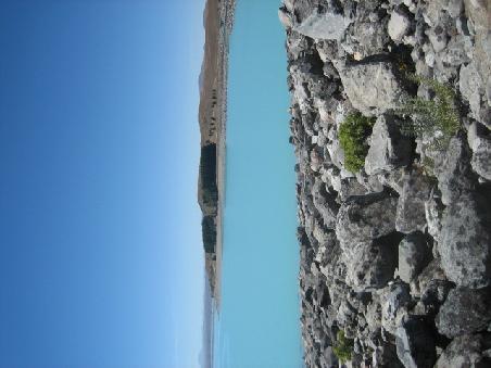 Lake Pukaki ohne Mount Cook.