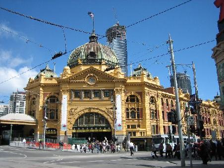Flinders Street Station.