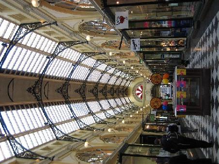 Eine der Arkaden in Melbourne.
