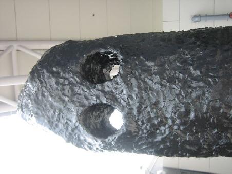 Nahaufnahme in schwarz.