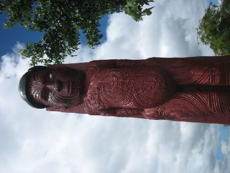 Maori Skulptur.