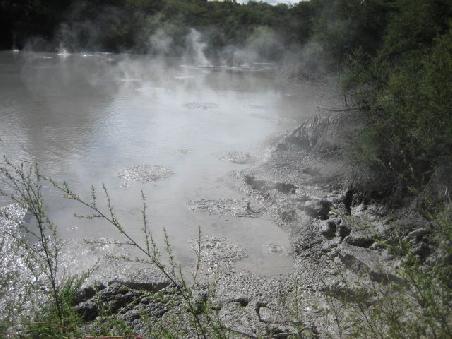 "Bubbling mud".