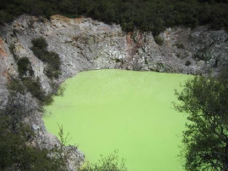 Dieser Krater hatte den Namen "Devil's Bath.