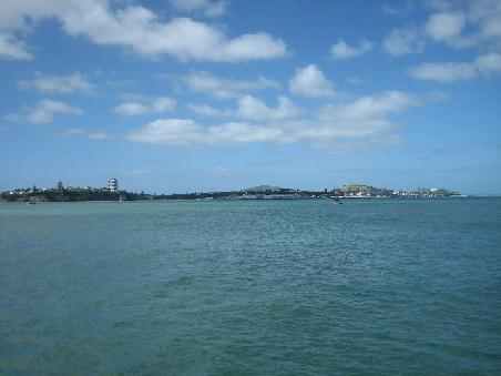 Aussicht Auckland Hafen.