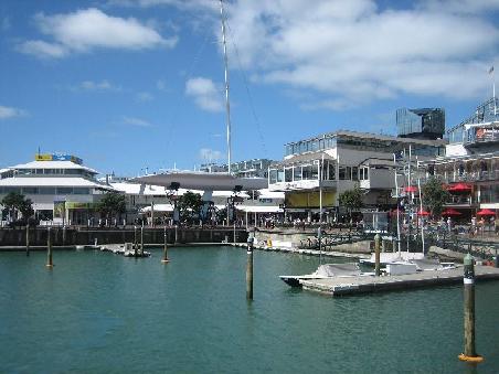 Auckland Hafen.