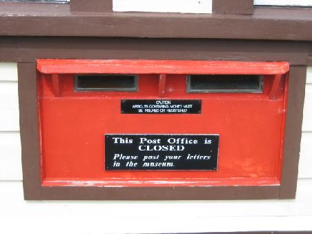 Briefkasten am Museum.