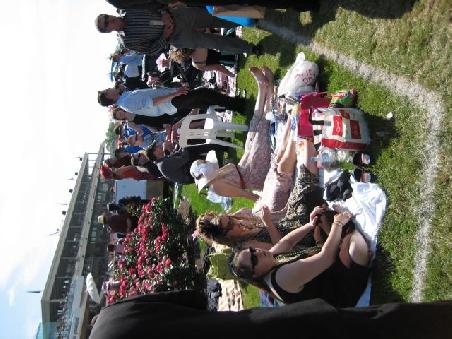 Picknick beim Cup Day.