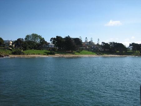 Das ist in Cowes auf dem Weg nach Phillip Island.