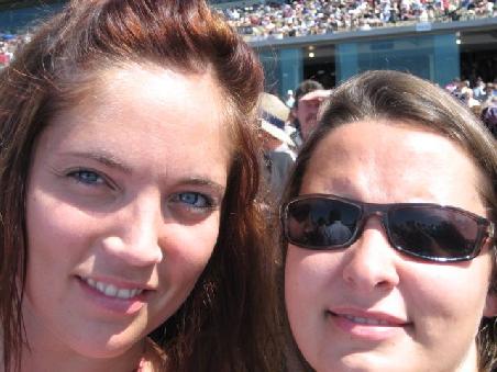 Kristine und ich.