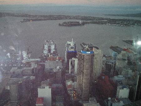 Blick auf die City von Auckland.