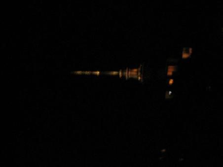 Skytower by night.