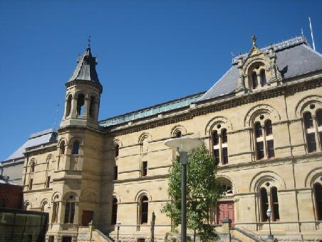 Die Bibliothek in Adelaide.