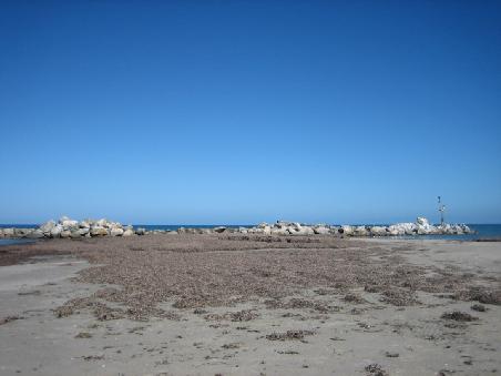 Am Strand von Glenelg.