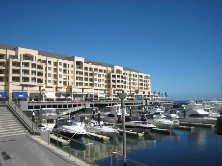 Hafen in Glenelg.