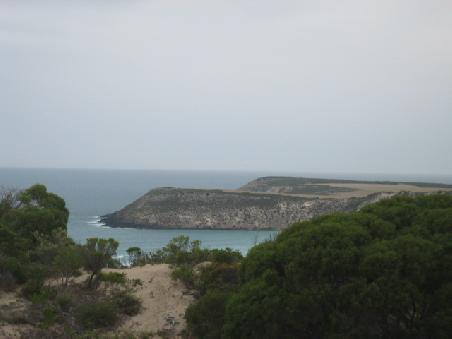 Blick auf das Meer vom Prospect Hill aus.
