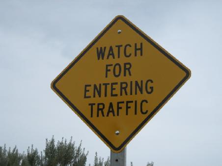 Eines der vielen "Roadsigns".