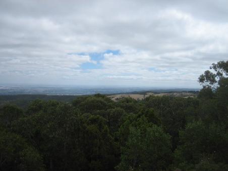 Blick vom Mount Lofty Summit.