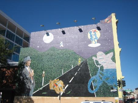 "Wandmalerei" in Adelaide.
