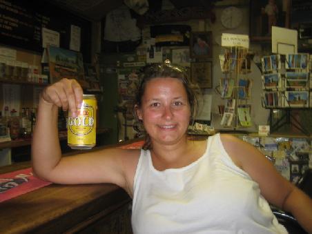 Ich im Pub mit Bier.