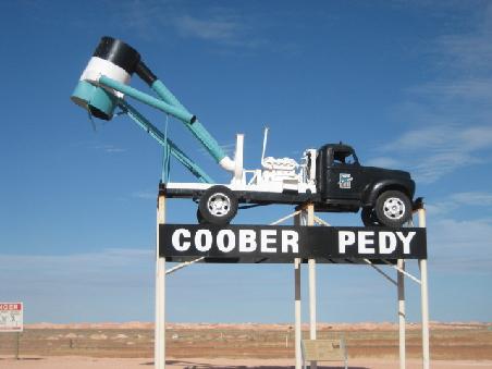 Ankunft in Coober Pedy.