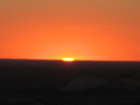 Die Sonne kommt immer naeher.