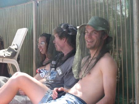 Von links Kris, Bob, Lorenz.