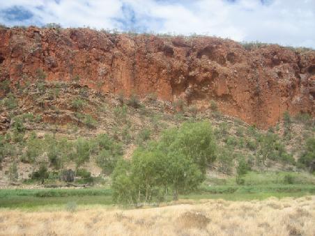Glen Helen Gorge.