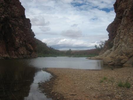 Glen Helen Gorge.