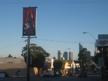 Blick ueber die City von North Perth.
