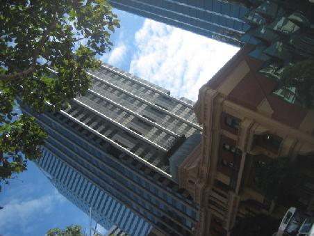 Hochhaeuser in der City.