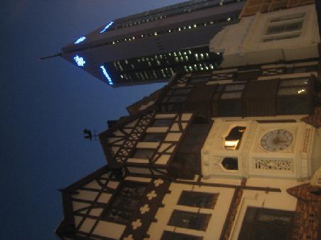 London Court by night.