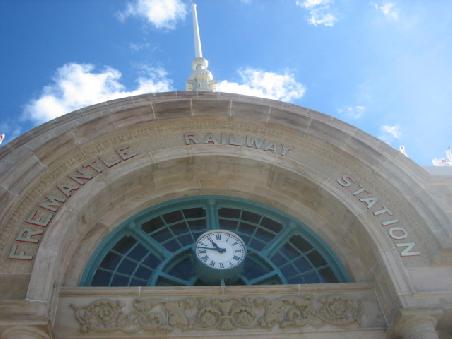 Railwaystation in Fremantle.