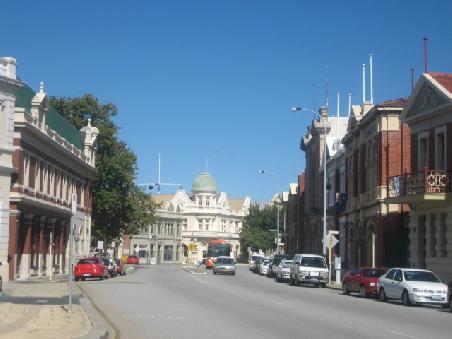 Strasse in Freo.