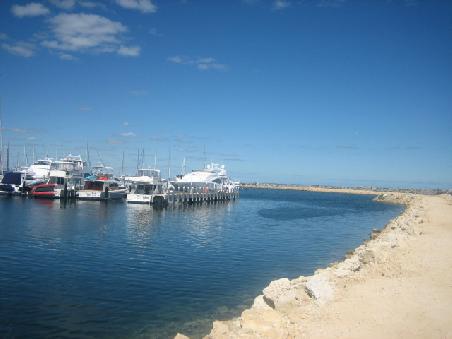 Am Hafen von Freo.