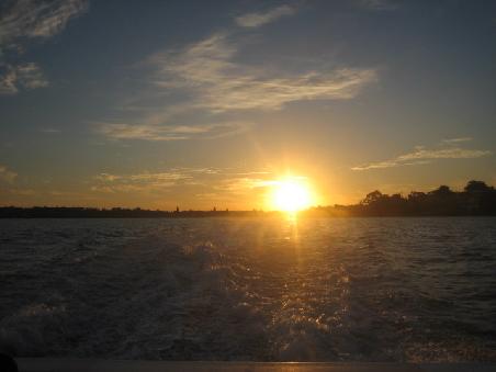 Sonnenuntergang.