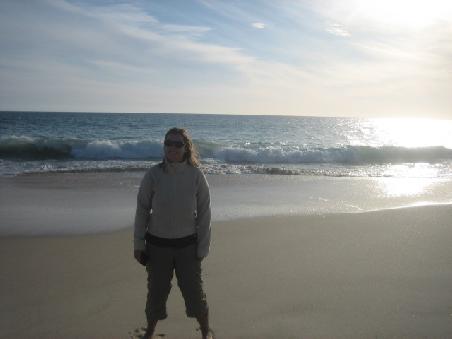Ich am City Beach.