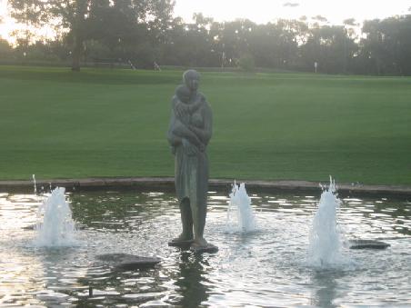 Brunnen im Kings Park.