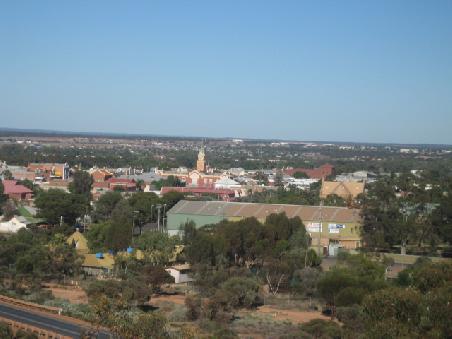Kalgoorlie-Boulder vom Mt. Charlotte Lookout.