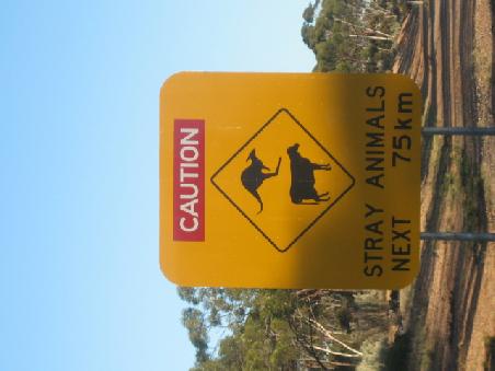 Witziges Schild.