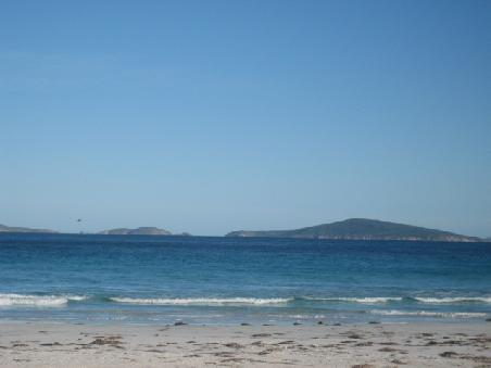 Le Grand Beach. Hier sahen wir sogar Delfine.