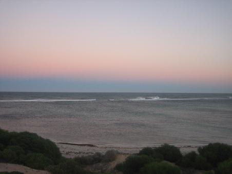 Meer in Horrocks am Abend.