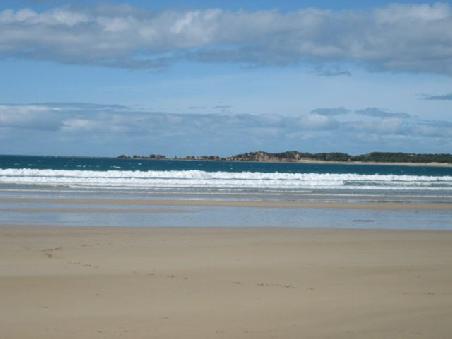 Das Meer in Anglesea.