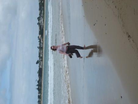 Dympna am Strand...
